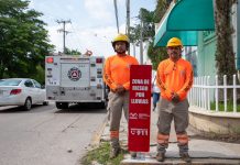 Protección Civil Chiapas coloca señalamientos pluviales preventivos en zonas de riesgo de inundación en Tuxtla
