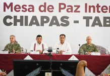 Eduardo Ramírez y Javier May refuerzan estrategia conjunta contra la delincuencia en Chiapas y Tabasco