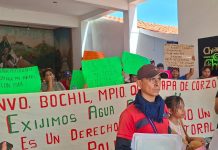 Ejidatarios exigen ampliación de red de agua potable de Chiapa de Corzo