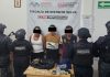 Detienen a tres personas con presuntos narcóticos y arma en Palenque