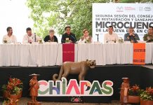 Eduardo Ramírez y Alicia Bárcena encabezan sesión del Consejo Estatal de Microcuencas de la Nueva ERA en Chiapas
