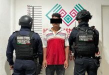 Detienen a masculino con arma de fuego en Tuxtla Gutiérrez