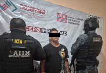 Detienen a presunto responsable por robo con violencia agravada