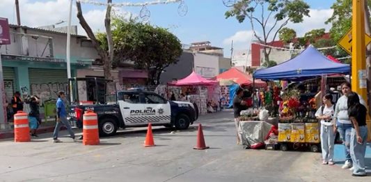 Intenso tráfico en el centro de Tuxtla Gutiérrez por instalación de la Feria de Guadalupe