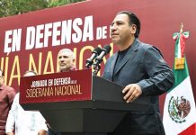 Eduardo Ramírez participa en Jornada en Defensa de la Soberanía Nacional