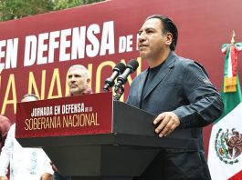 Eduardo Ramírez participa en Jornada en Defensa de la Soberanía Nacional
