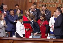 Asiste Eduardo Ramírez a conmemoración del 109 Aniversario de la Constitución de 1917, encabezada por Claudia Sheinbaum