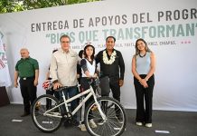 Eduardo Ramírez refuerza apoyo a la juventud con programa Bicis que Transforman