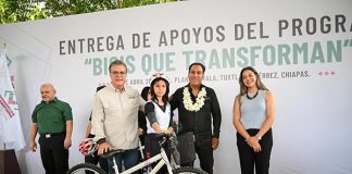 Eduardo Ramírez refuerza apoyo a la juventud con programa Bicis que Transforman