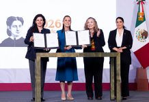 Presidenta Claudia Sheinbaum firma y envía iniciativa de Ley General para prevenir, investigar, sancionar y reparar el daño por el delito de feminicidio