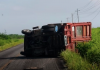 Vuelca camion en la 190