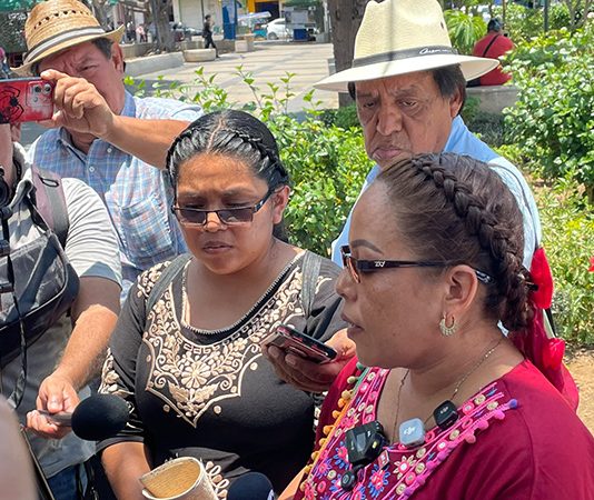 Mujeres de Cintalapa piden seguridad ante amenaza de desalojo en la zona de Chimalapas