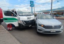 Colectivazo deja cuatro lesionados en Tuxtla Gutiérrez