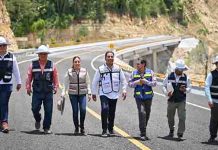 Eduardo Ramírez supervisa la construcción de la carretera Palenque-Ocosingo e impulsa acciones contra el dengue