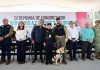 Eduardo Ramírez atestigua ceremonia de jubilación de caninos y equinos de la Secretaría de Seguridad del Pueblo