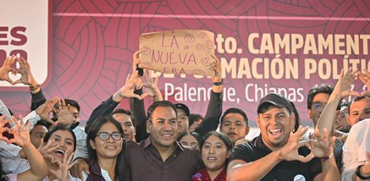 Eduardo Ramírez participa en clausura del 4º Campamento Nacional de Formación Política para Jóvenes de Morena