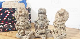 Asegura en Chiapas presuntas piezas arqueológicas y detiene a una persona en Comitán