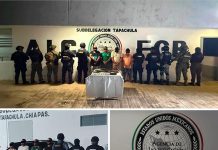 En acción interinstitucional detiene SSP a 11 personas y asegura armas de fuego, narcóticos y vehículos en la región Soconusco