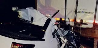 Conductor muere al chocar contra la caja de un trailer
