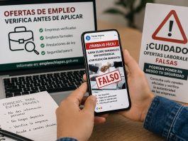 Alertan sobre ofertas laborales falsas en redes sociales