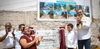 Paco Chacón inaugura la primera Calle Humanista de Tuxtla en la colonia 27 de Febrero