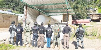 Asegura tanque estacionario de gas L.P. e inmueble durante cateo en Zinacantán