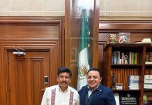 Se reúne Juan Carlos Moreno Guillén con el ministro presidente de la SCJN