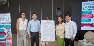 Signan Secretaría de Salud y Canirac convenio para fortalecer la seguridad sanitaria en restaurantes de Chiapas