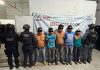 Cinco detenidos por los presuntos delitos de portación de arma de fuego y abuso sexual en Berriozábal