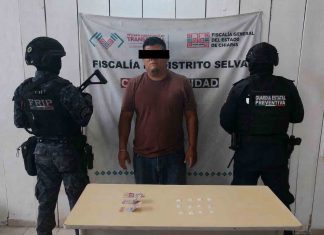 En Tila, cae presunto distribuidor de narcóticos