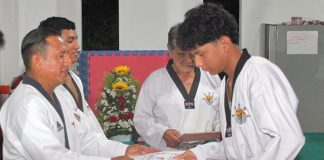 Disciplina y formación en el examen de grados kups de Oriente Internacional de Tae Kwon Do “Vera’s”