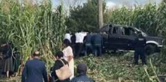 Familia se accidenta sobre la carretera a La Trinitaria