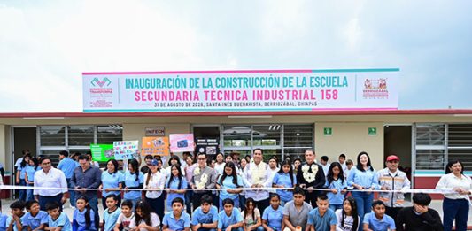Con más de 107 mdp en infraestructura educativa, Eduardo Ramírez impulsa la transformación de Berriozábal
