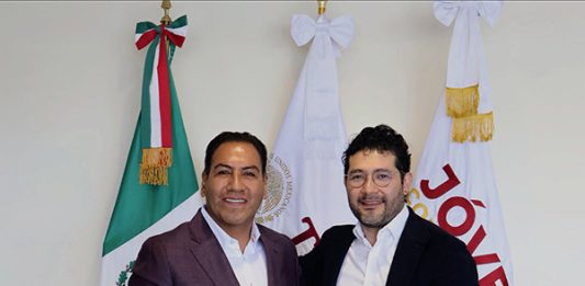 Eduardo Ramírez se reúne con el titular de la STPS, Marath Baruch Bolaños López
