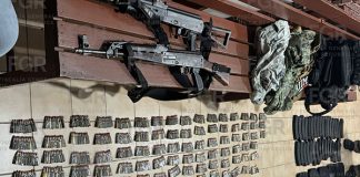 Inicia FGR investigación por aseguramiento de armas, cargadores y cartuchos Chiapas