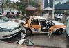 Carambolazo en calles del barrio Colón