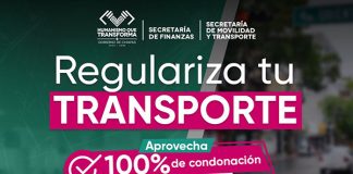 Secretaría de Finanzas y SMyT apoyan a transportistas con 100% de condonación en multas y recargos