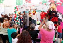 Paco Chacón comparte con familias de la CCI la celebración de las fiestas patrias
