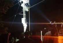 Apagón afecta a miles de familias en Chapultenango; CFE atiende falla
