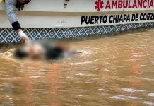 Encuentran muerto a motociclista arrastrado por corriente en Tuxtla