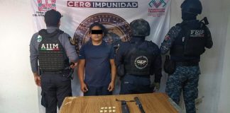 Detienen a presunto narcomenudista en el tramo carretero Pichucalco – Juárez