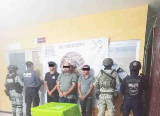 Detiene SSP a tres masculinos por delitos contra la salud en Ocozocoautla de Espinosa