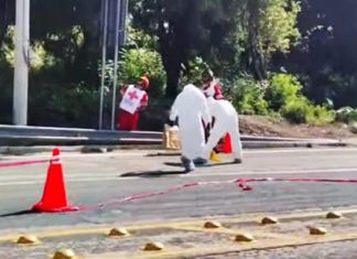 Desconocida muere atropellada sobre la vía de cuota