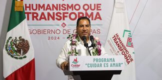 Eduardo Ramírez lleva Cuidar es Amar a familias de Tapachula