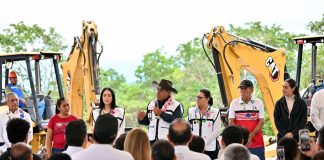 En Acala, Eduardo Ramírez inicia construcción de telebachillerato, anuncia Unidad Deportiva y entrega apoyos al campo