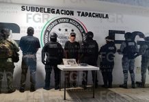 Obtiene FGR sentencia de cuatro años de prisión contra una persona extranjera por portación de arma en Chiapas