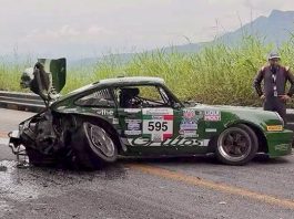 Vuelca Porsche de Grillos Racing durante clasificación de La Carrera Panamericana