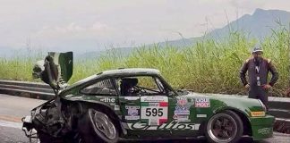 Vuelca Porsche de Grillos Racing durante clasificación de La Carrera Panamericana