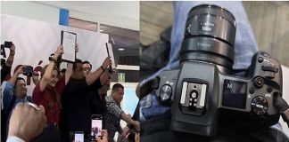 Recupera fotoperiodista cámara sustraída durante mitin político en Tuxtla