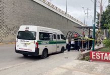 Adulto mayor fallece dentro de un colectivo en Tuxtla